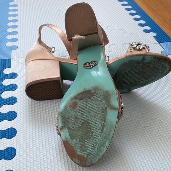 Betsy Johnson Studded Heeled Sandals - Picture 3 of 4